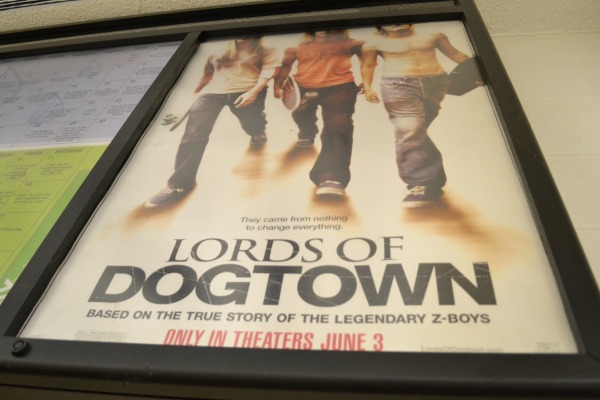 DOGTOWN HAS ITS DAY -- The lords of dogtown poster pictured here has been up for seven years
