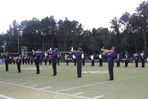 HALFTIME ENTERTAINMENT -- The Central Sound of Chattanooga performs its halftime show Made in America during the Purple Pounders home football game with Cleveland Sept. 7.
