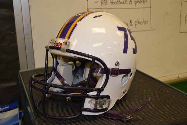 CHS FOOTBALL HELMET -- Our first line of defense to help protect against head injuries