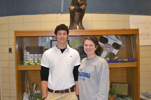 CREAM OF THE CROP -- Centrals 2013 Salutatorian Ryan Poole and Valedictorian Taylor Williamson will be speakers at graduation.