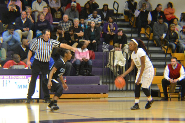 FROM PLAYER TO COACH -- Coach Sandrea Sylman was one of the Lady Pounders' star players during her time on the team. File photo from 2014.