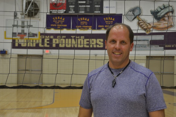 NEW VOLLEYBALL COACH -- Coach Baughman is very excited to be a new addition  to the Pounder sports family! 