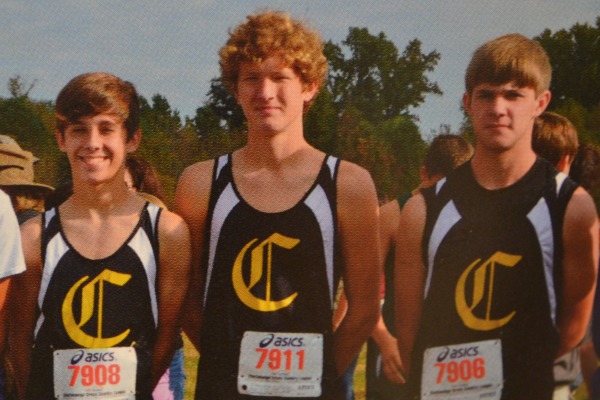 CENTRAL SQUAD -- (From left to right) Matthew Miller, Andrew Wagner, and Chase France.