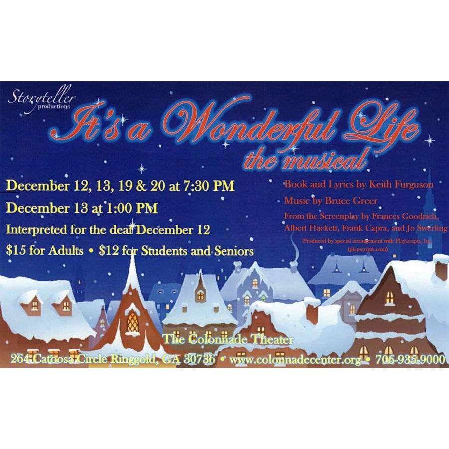 ITS SHOWTIME! -- Its A Wonderful Life - The Musical is being presented this weekend at the Colonnade.