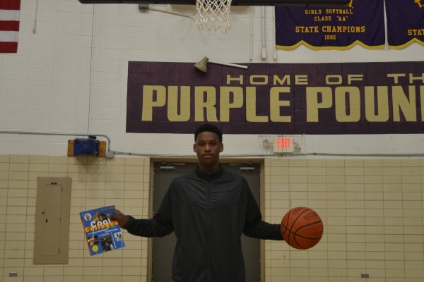 BASKETBALL AND BOOKS --  Ryan Montgomery plans to excel in the classroom and on the court. 