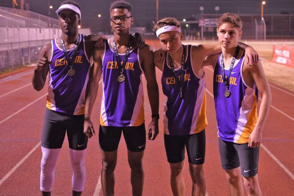 CCS FAST BREAK INVATIONAL -- The 4x800  relay team won first at the meet.