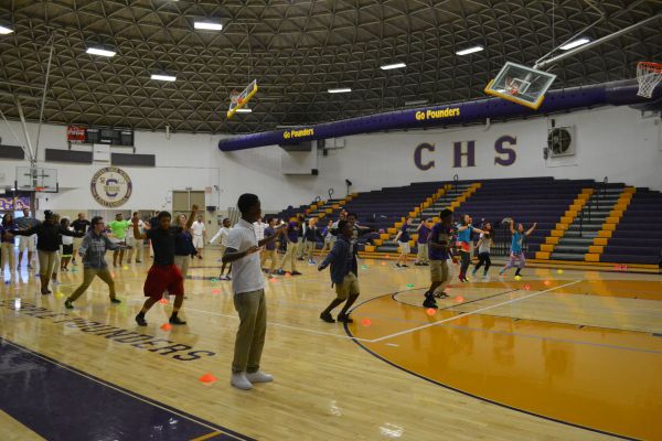 WELLNESS STUDENTS DANCE THEIR HEARTS OUT -- A fresh assignment in gym class is getting students moving to their own beat.