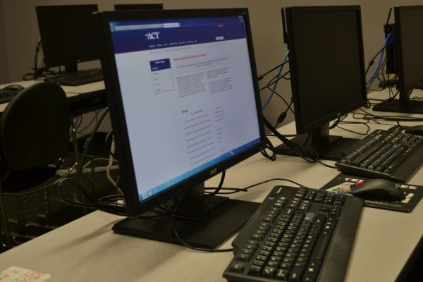 TESTING ON TECHNOLOGY -- Taking the ACT on a computer may be an option in the near future.