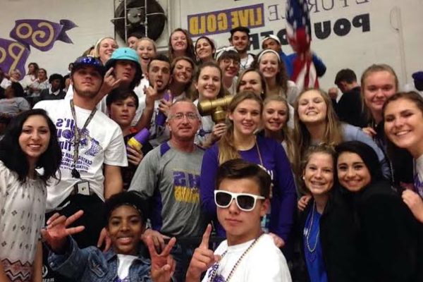 SHOW YOUR SCHOOL SPIRIT -- The CHS basketball team had a huge turnout at the white-out game on November 30th. 