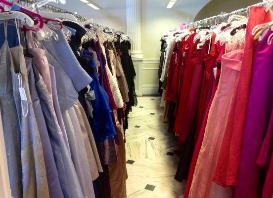 PROM DRESS GIVEAWAY ---
Dallas Bay Baptist Church is providing girls with choices of over 500 prom dresses. 