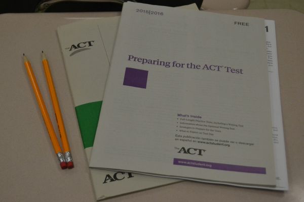 CENTRAL STUDENTS PREPARE FOR ACT TESTING -- The ACT test is a requirement for college acceptance. 