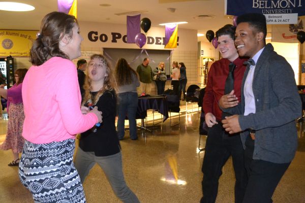 STUDENTS PUT ON THEIR DANCING SHOES -- Central students dance the night away at CDC prom!