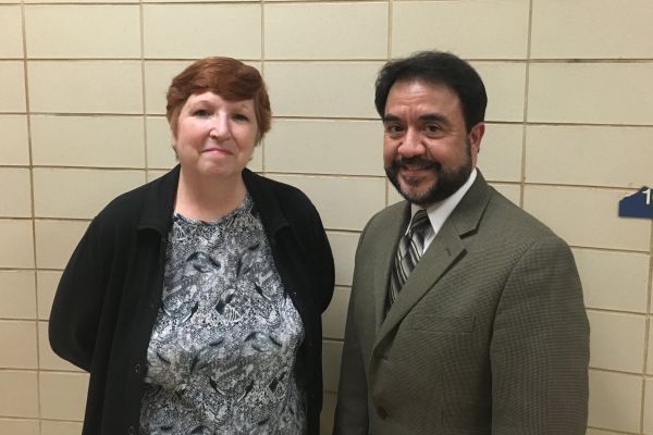 ANDERSON AND SANCHEZ ENJOY THEIR REMAINING YEARS AT CENTRAL -- Two beloved teachers at Central High School, Anderson (left) and Sanchez (right), enjoy their time before retirement. 