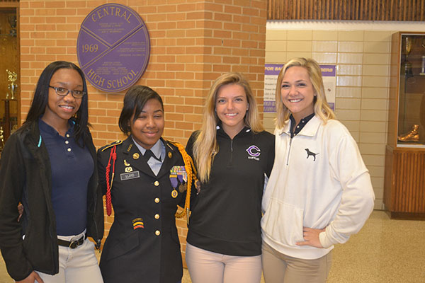 MISS. CENTRAL NOMINEES HAVE BEEN ANNOUNCED --- Kiara Jackson, Autumn Lloyd, Samantha Scott, and Skyler Dill are four of the six nominees for the Miss. Central title. 