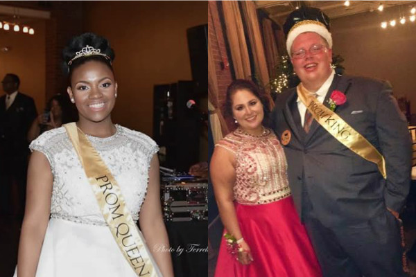 A NIGHT TO REMEMBER-- Timetrice Duckett and Ashby Butter Bean Wilson were crowned as Central High School Royalty.