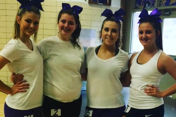CHEER LEADING TRYOUTS ARE A HUGE SUCCESS --  After tryouts, upcoming juniors, Katie Herron and Desiree DeLorenzo, take the role as captains 