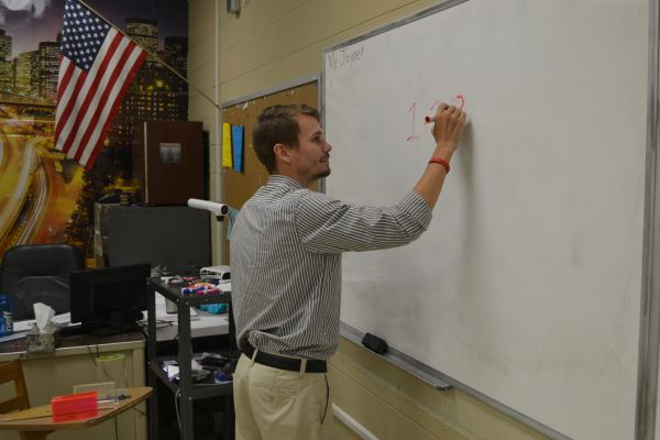 JOYNER ADDED TO PURPLE POUNDER FAMILY -- Matt Joyner is excited to be teaching geometry at Central