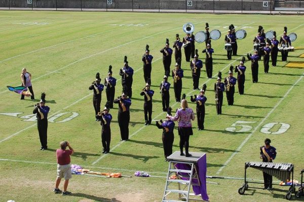 CENTRAL SOUND OF CHATTANOOGA -- Centrals band preforms at Bradley Central High Schools A Bradley Classic.