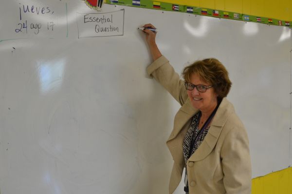 CENTRAL WELCOMES DR. DIANA COCHRAN -- Cochran enjoys teaching her Spanish and Bible History classes.