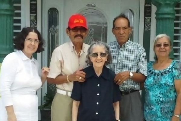 PUERTO RICO ON THE ROAD TO RECOVERY AFTER HURRICANES IRMA AND MARIA -- From right to left, Mr. Sanchezs sister, Gilda, is pictured along with parents Jose and Hilda Sanchez,  and their uncle Hector and his wife, Maria.