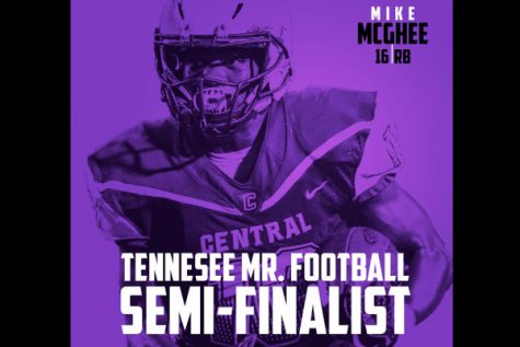 ATHLETE SPOTLIGHT: MICHAEL MCGHEE RECENTLY NOMINATED FOR TENNESSEE MR. FOOTBALL -- Cortney Braswells announcement photo for Michael