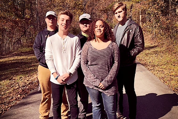 CENTRAL HIGH GRADUATES -- Graduates of the Mechatronics Akademie from Central. From left to right, Blake DeYoung, Michael Tudor, Joseph Miller, Lillian Tarukwasha, and Matthew ONeil.