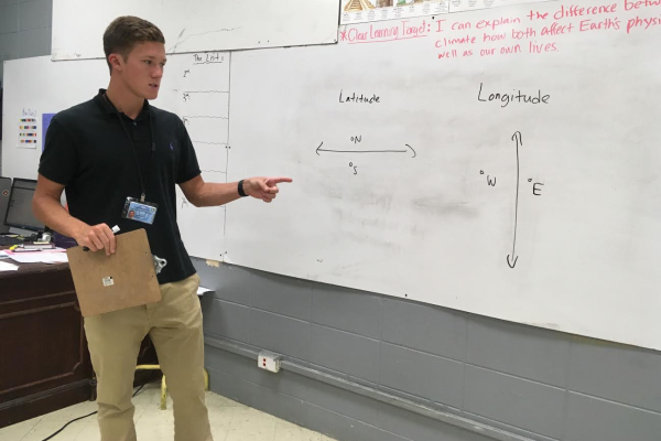 TEACHER SPOTLIGHT: CENTRAL HIGHSCHOOL WELCOMES JOSEPH PARROTT, NEW WORLD HISTORY AND GEOGRAPHY TEACHER -- Mr. Parrott joins Central High School for his first year of teaching.