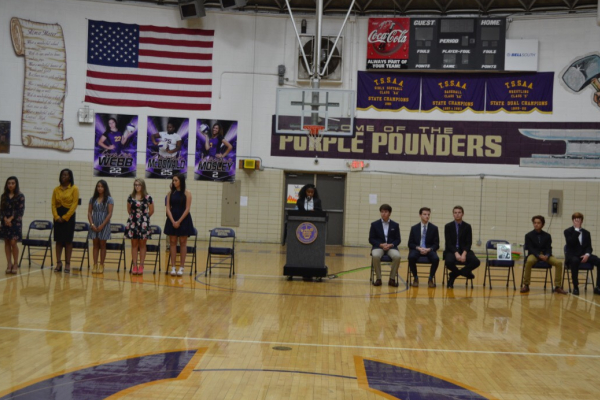 CENTRALS ANNUAL HOMECOMING KING AND QUEEN TO BE ANNOUNCED -- From left to right: Anahi Colunga, Alesha Darby, Edicklee Frias Cruz, Laurelie Holmberg, Maggie Watts, Matthew Davis, Preston Fore, Jake Johns, Michael McGhee (not pictured), Ivan Michel Llamas, and Nathen Vander Wilt.