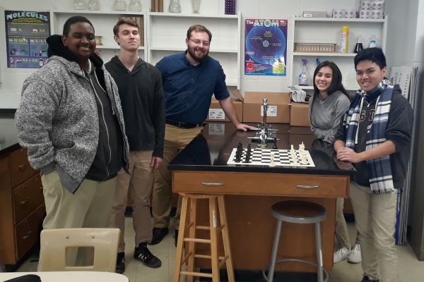 CENTRAL HIGH CHESS CLUB WELCOMES NEW MEMBERS -- The Central Chess Club is ecstatic to have time after school to pursue their shared hobby.