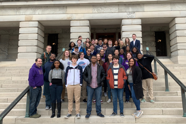 AP GOVERNMENT STUDENTS TOUR TENNESSEES STATE CAPITOL AND STATE MUSEUM -- AP Government, journalism, and gifted students got to go behind the scenes of the State Capitol to discover more about what goes on in the legislative branch.