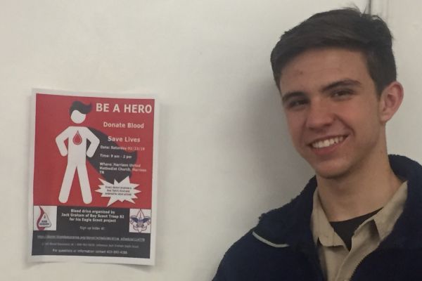 JACK GRAHAM ORGANIZES BOY SCOUT BLOOD ASSURANCE DRIVE -- Jack Graham is a huge supporter of the Boy Scouts' Blood Assurance blood drive.