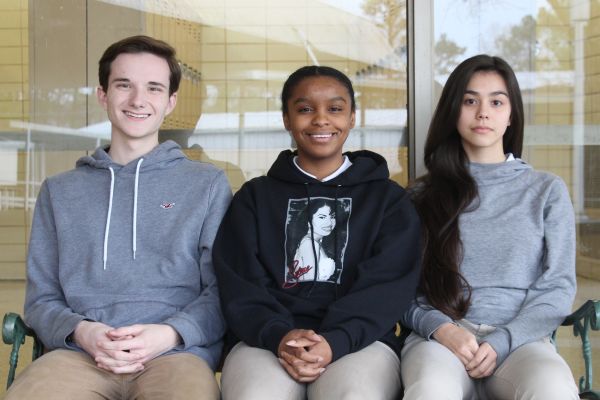 CENTRAL STUDENTS WIN FREEDOMS FOUNDATIONS YOUTH ESSAY CONTEST -- (left to right): Preston Fore, DayOnna Carson, and Danae Wnuk win the Freedoms Foundation Youth Essay Contest. 