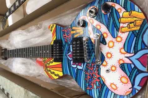 Central Students’ Guitar Designs Are on Display in Downtown Chattanooga