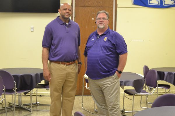 CENTRAL WELCOMES NEW BOYS' BASKETBALL COACH WITH OPEN ARMS -- Kantonio Davis joins Central's staff as the new boys' basketball coach.