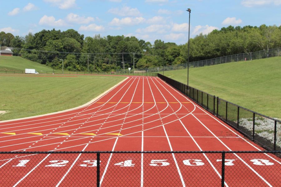 ATHLETES PREPARE FOR 2021 TRACK SEASON -- Central athletes will be using the track above to prepare for the upcoming season. File photo from 2019.