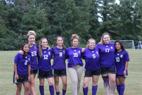 GIRLS' SOCCER TEAM BIDS FAREWELL TO CLASS OF 2020 DURING SENIOR NIGHT -- The Senior Lady Pounders are recognized for their hard work and determination.