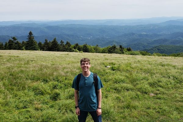 GRANT SCUTT EXPERIENCES TENNESSEE HISTORY AT ESTEEMED GOVERNORS SCHOOL -- Scutt encounters the rich history of Tennessee first-hand on top of Roan Mountain.