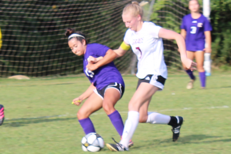 Central Girls’ Soccer Team Plays Hard Against Howard During Their First Home Game