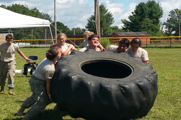 CENTRAL TO PARTICIPATE IN ZACH ATTACK 5K MEMORIAL RACE IN HONOR OF ZACH SCHAFER — JROTC students are depicted competing in the event during a previous year.