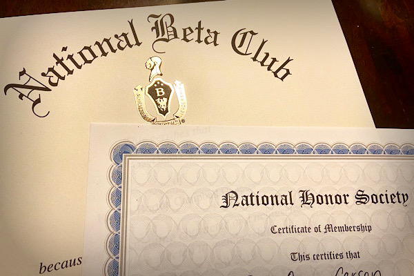 NATIONAL HONOR SOCIETY AND BETA CLUB MEMBERS ARE STILL ON TRACK TO BE INDUCTED NEXT SCHOOL YEAR-- Although school shutdowns have produced many bumps in the road concerning school activities, Central's National Honor Society and Beta Club leaders are working hard to figure out the next steps in the programs.