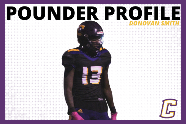 POUNDER PROFILE: FOOTBALL STAR DONOVAN -- Donovan Smith featured in picture designed by Karleigh Schwarzl. 
