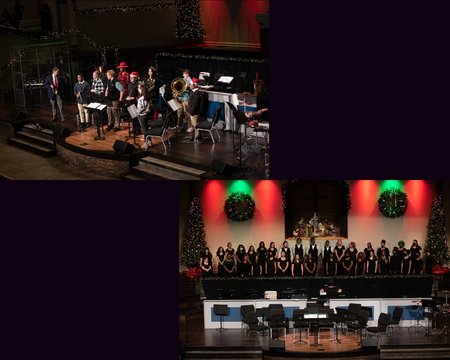 CENTRALS+CHOIR+AND+BAND+PUT+ON+A+FESTIVE+WINTER+CONCERT+TO+END+FALL+SEMESTER+--+Centrals+band+and+choir+enjoy+performing+holiday+music.