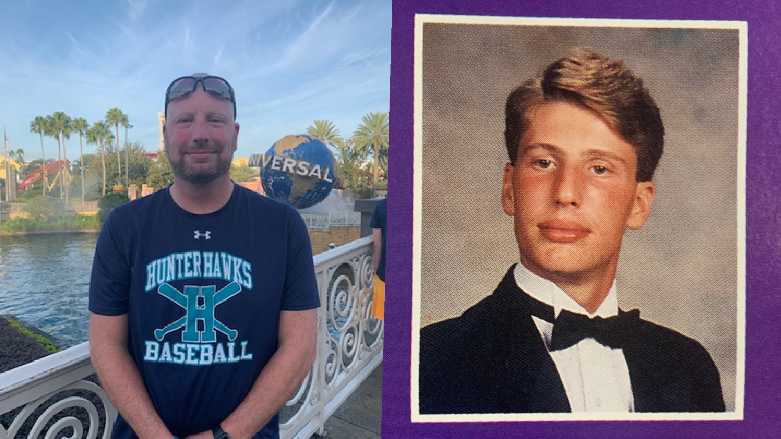 ALUMNI SPOTLIGHT: JOSHUA RAY (94) CELEBRATES HIS FIRST YEAR OF TEACHING -- Joshua Ray pictured in his senior year of high school to now. 