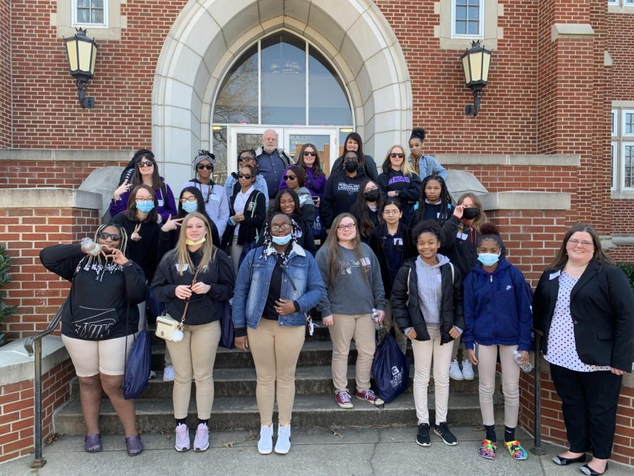 BUSINESS STUDENTS AT CENTRAL TRAVEL TO UTC FOR EMPOWER YOUR FUTURE PROGRAM -- Mr. Mark Cuttles classes pictured at the University of Tennessee at Chattanooga. 