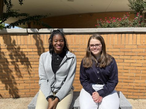 RAYN GLOVER AND SARAH KATHERON LATHAM ARE NAMED CENTRAL HIGHS CARSON SCHOLARS- Senior Rayn Glover (Left), and senior Sarah Katheron Latham (Right) pictured together.